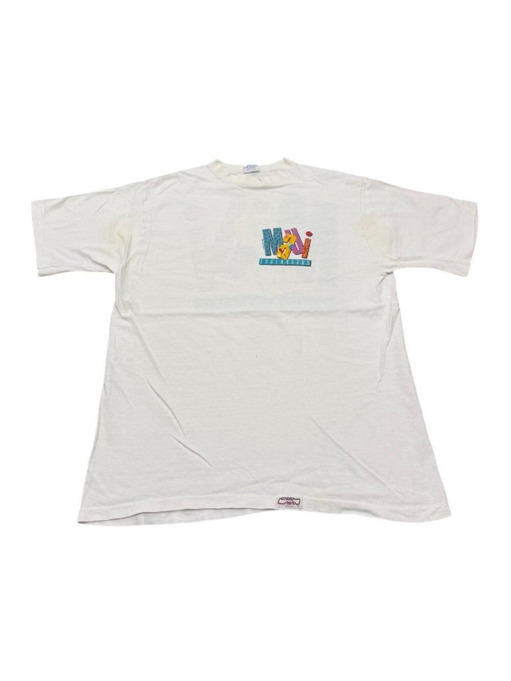 Vintage 1990s Maui Surfboards Crazy Shirts Hawaii Single Stitch T-Shirt Made in